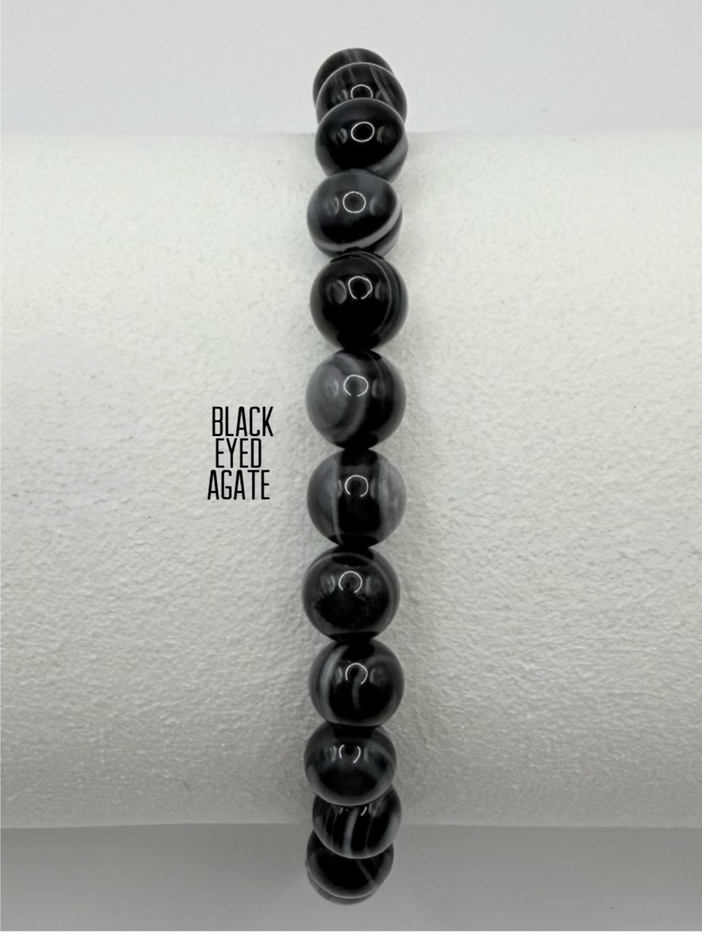 Emotional Healing Black Eyed Agate Meaning Bracelet